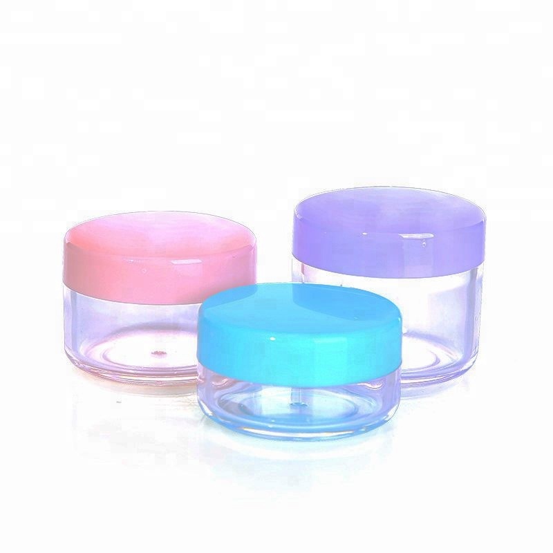 plastic cosmetic jars 10g 15g 30g clear plastic jar empty face cream jars