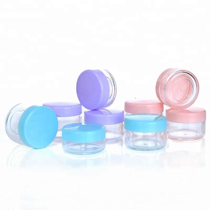 plastic cosmetic jars 10g 15g 30g clear plastic jar empty face cream jars