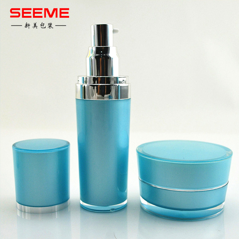 plastic cosmetic lotion pump bottle 80ml empty tapered skincare packaging