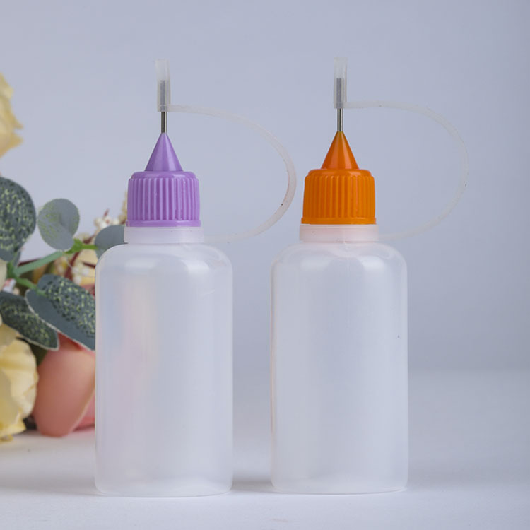 plastic dropper bottles 30 ml 50ml  with screw cap