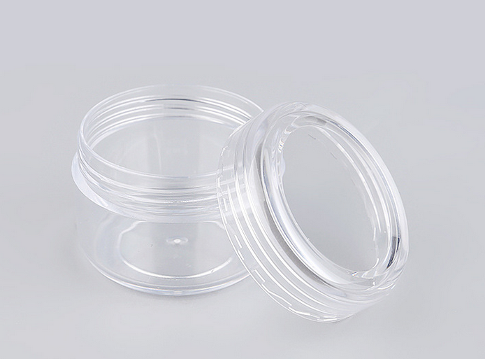 plastic empty 25g cosmetic tester jar container for nail Glitter