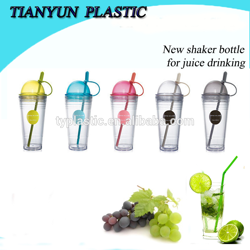 plastic juice and coffee drinking water bottle for promotion