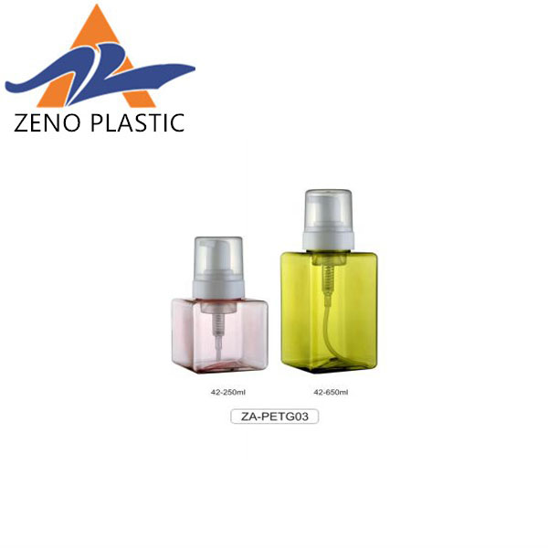 plastic pet lotion pump spray bottle for shampoo