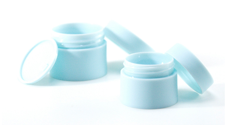 plastic pink blue white black container 30g pp black jar for lotion cream