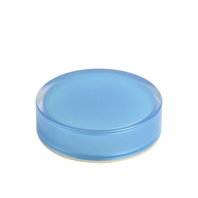 plastic round jar 5ml 10ml 15ml 20ml 30ml 50ml 100ml acrylic packaging cosmetic blue jars for face cream