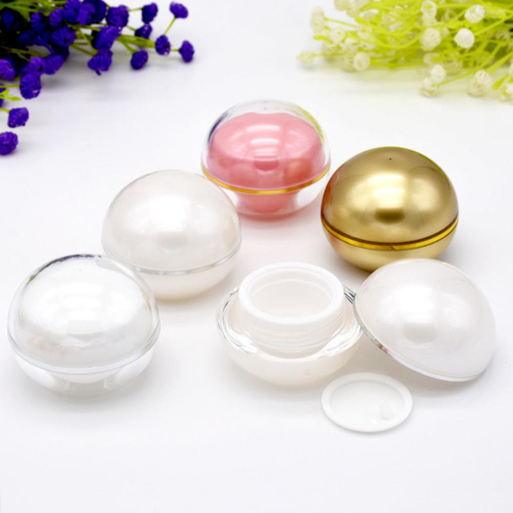 plastic skin cosmetic container small packaging jars acrylic lip scrub cream luxury jar