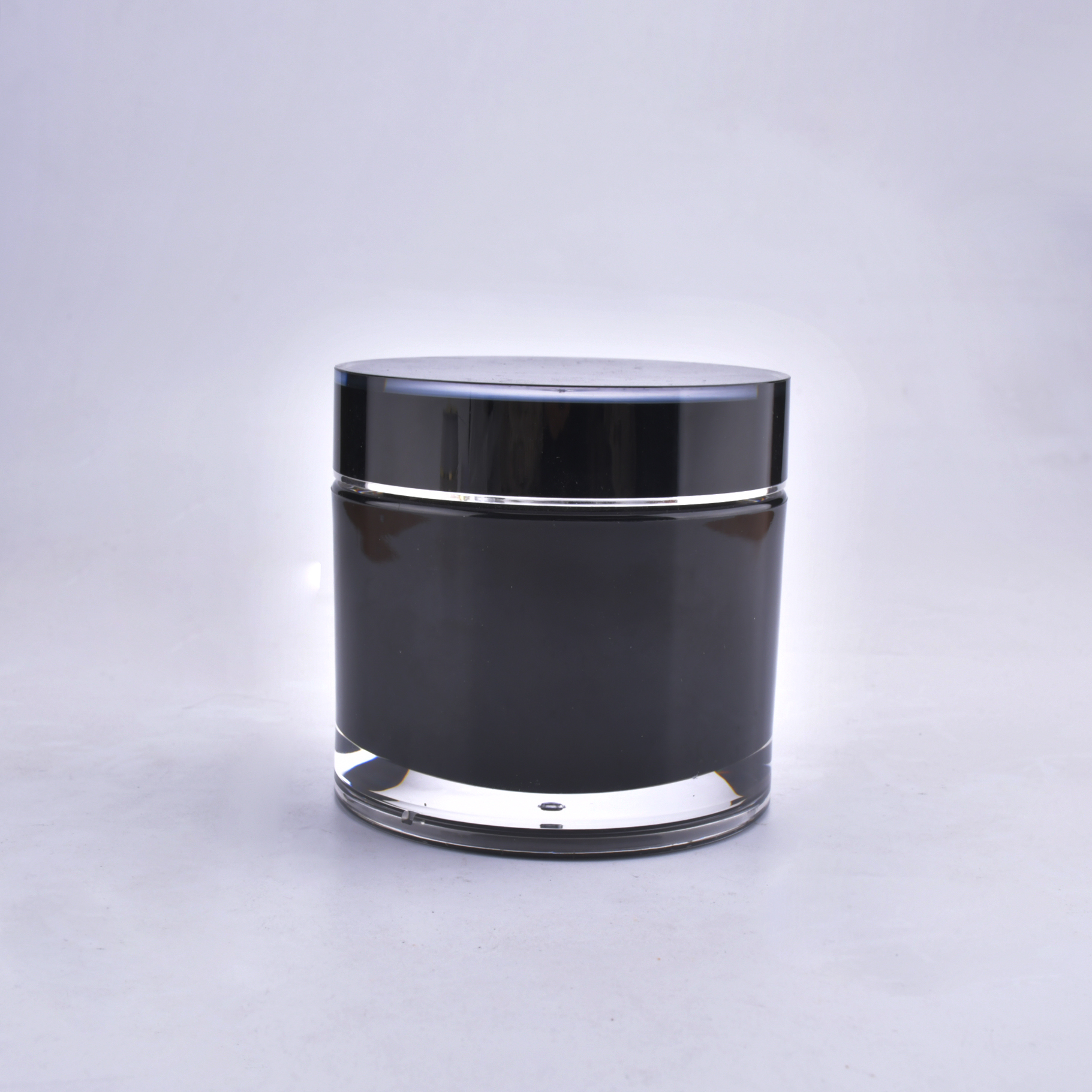 plastic skincare jars acrylic cream container double wall packaging