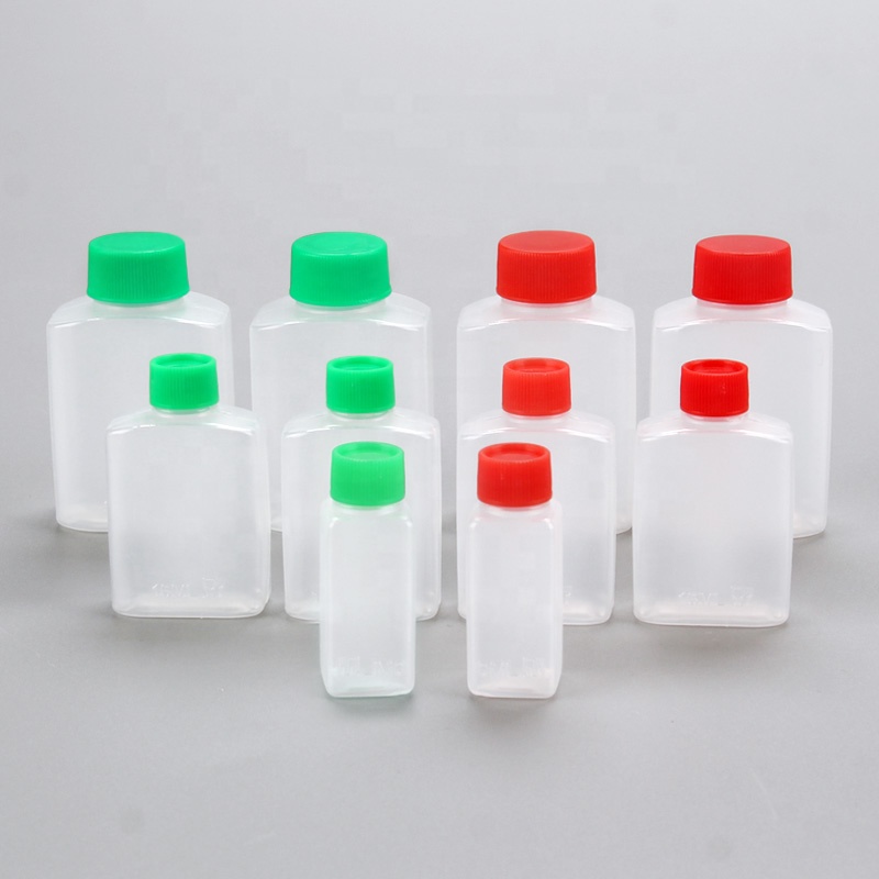 plastic square container pp material 30ml mini soy disposable sauce bottle with lid