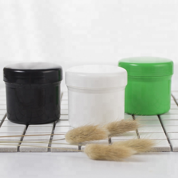 plastic wide mouth 100ml cosmetic packaging jar