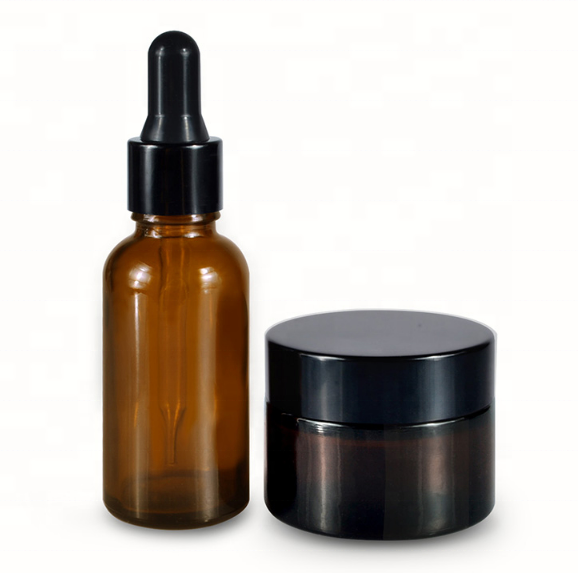 popular 30g frost cream glass jar bottle with shiny silver lid