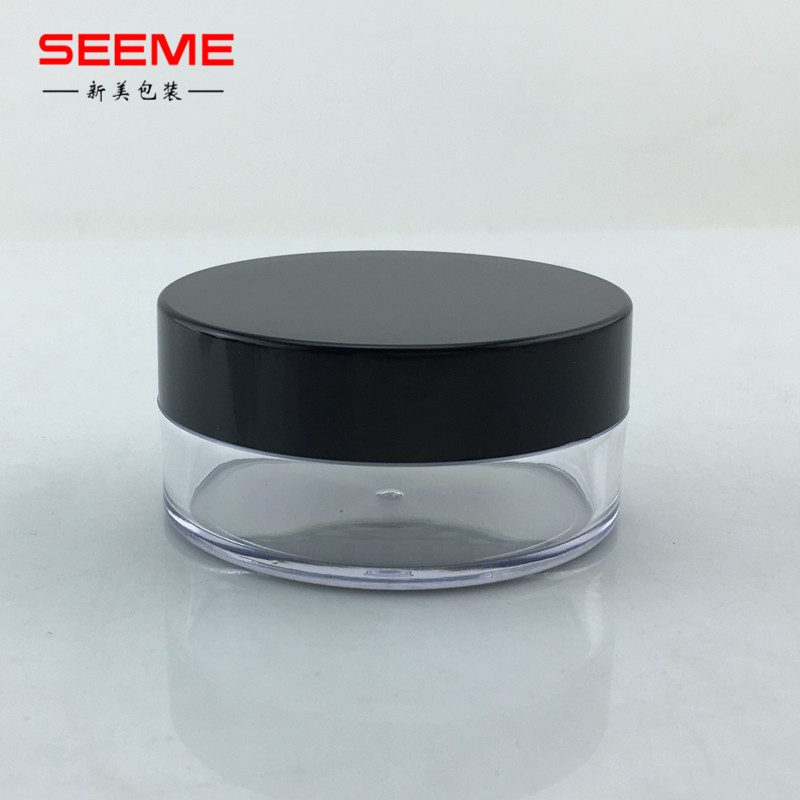 popular 30g round plastic loose powder jar