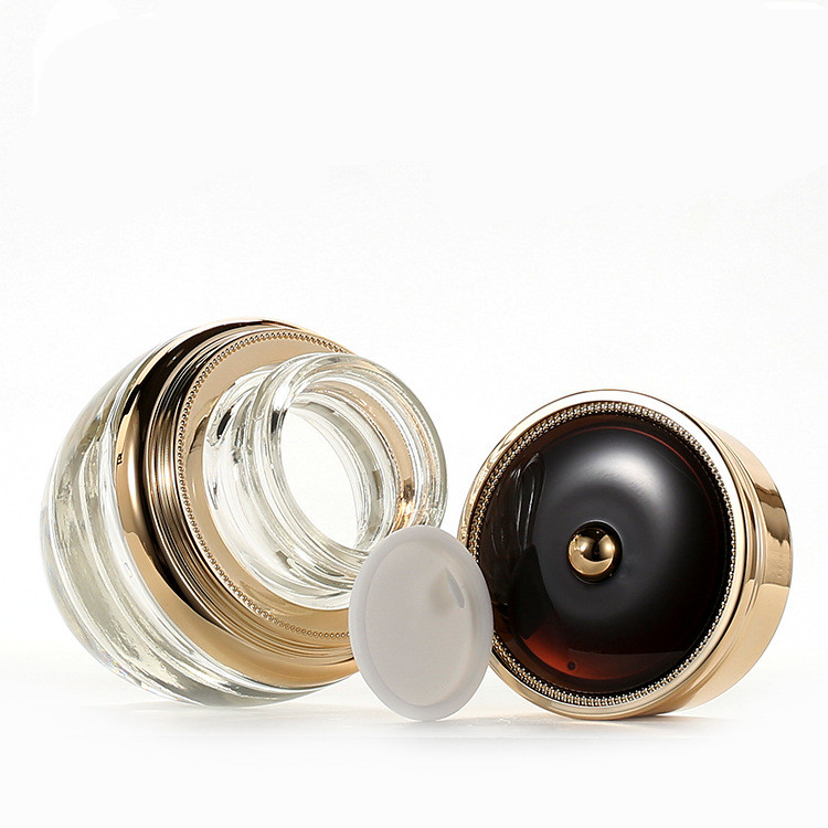 popular attractive cosmetic jars acrylic plastic cosmetic cream jar for serum new style face cream cosmetic jars