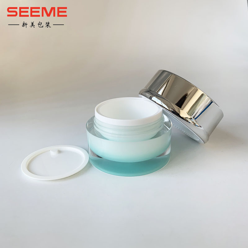 popular cosmetic container acrylic cream jar 30g 50g