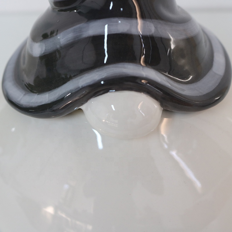 popular custom handmade Europe style Christmas gnome santa ceramic jar indoor gifts home decorations