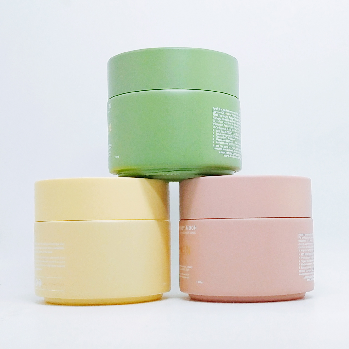 popular luxury jar 5g 10g 20g 30g 50g 100g 200g gradient grey frosted creamy anti aging face mask glass cream jar with white lid