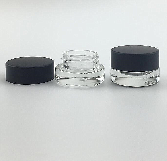 popular nice glass eye cream essential wax jar 3g 5ml 10 ml cosmetic jar
