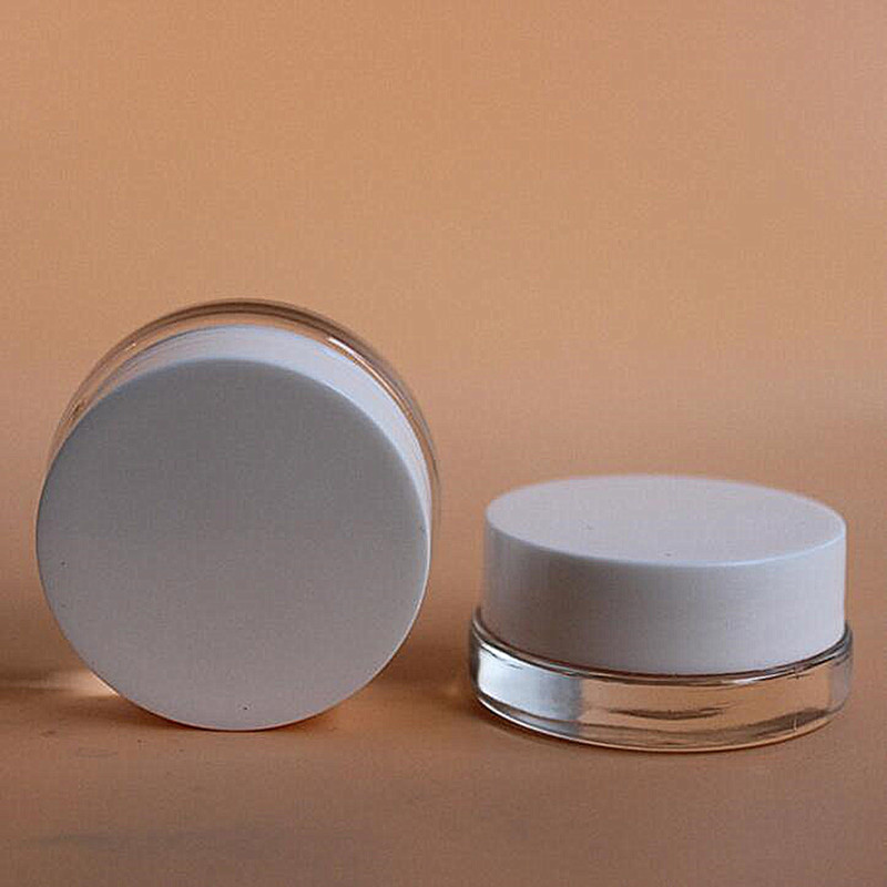 popular nice glass eye cream essential wax jar 3g 5ml 10 ml cosmetic jar