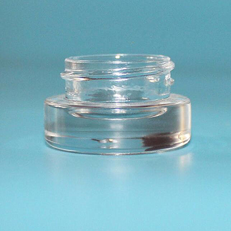 popular nice glass eye cream essential wax jar 3g 5ml 10 ml cosmetic jar