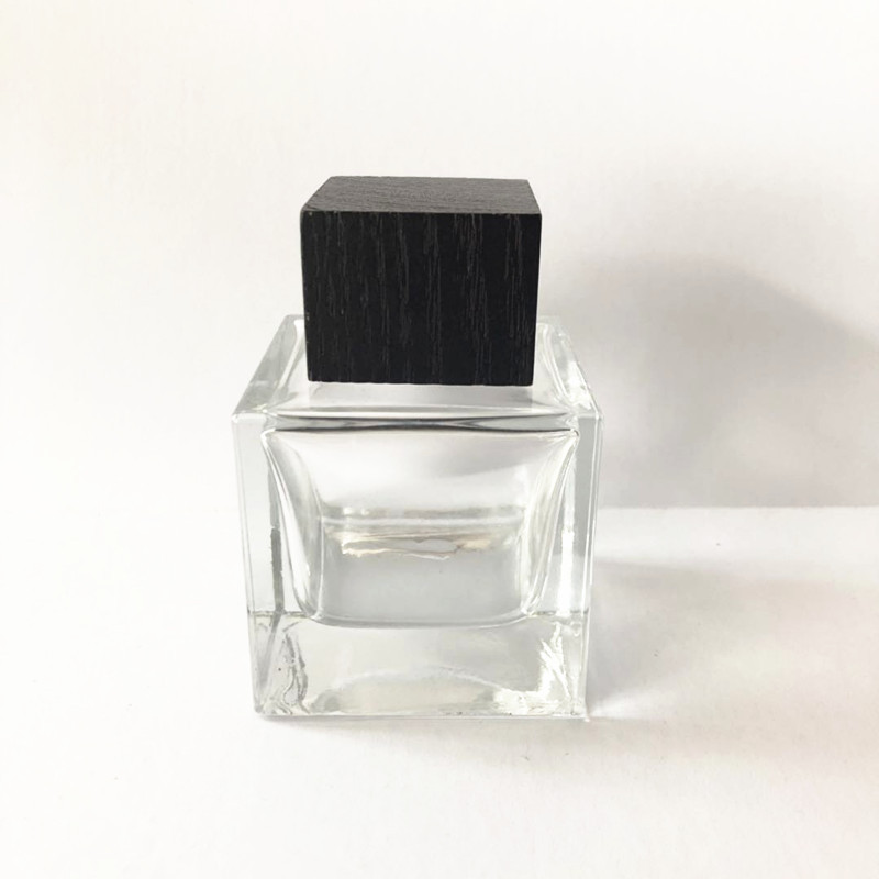 popular nice wholesale luxury custom logo glass bottle perfume shaped bottle 100ml custom logo glass bottle