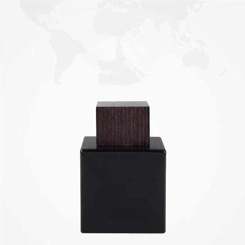 popular nice wholesale luxury custom logo glass bottle perfume shaped bottle 100ml custom logo glass bottle