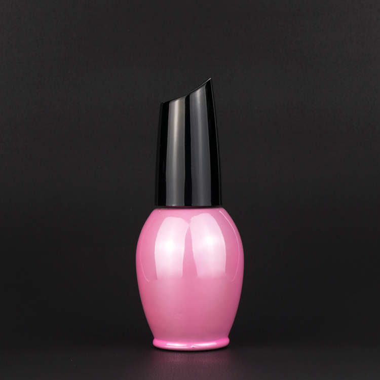 popular sales UV base gel empty glass nail bottle 15ml with special gel cap