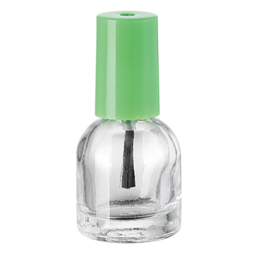 popular selling clear 5ml mini nail polish gel glass bottles with brush lids