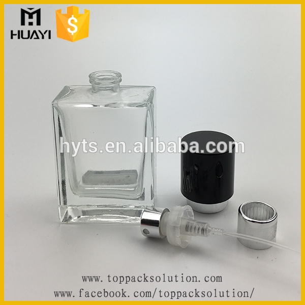 popular square glass mini fancy perfume bottles 30 ml