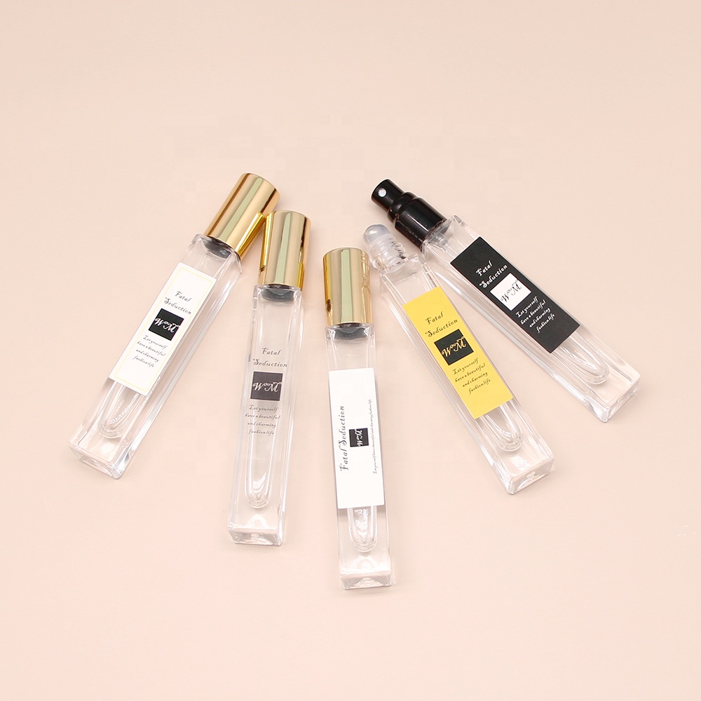 portable 10ml frosted roll on bottle printed essential oil bottle roller