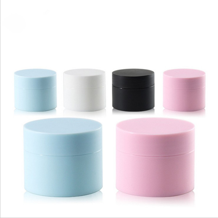 pp cosmetic jars fancy double walled jar luxury plastic jars with lids