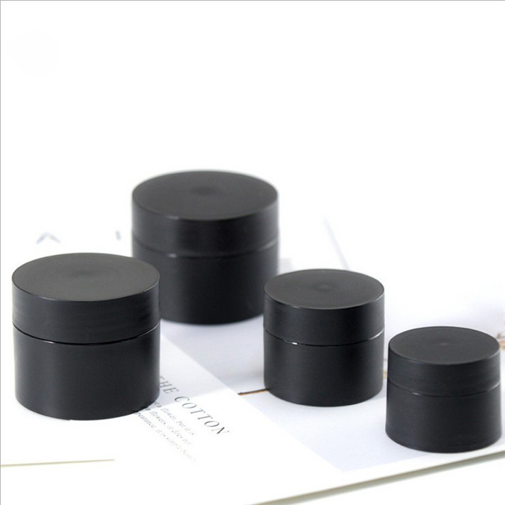 pp cosmetic jars fancy double walled jar luxury plastic jars with lids