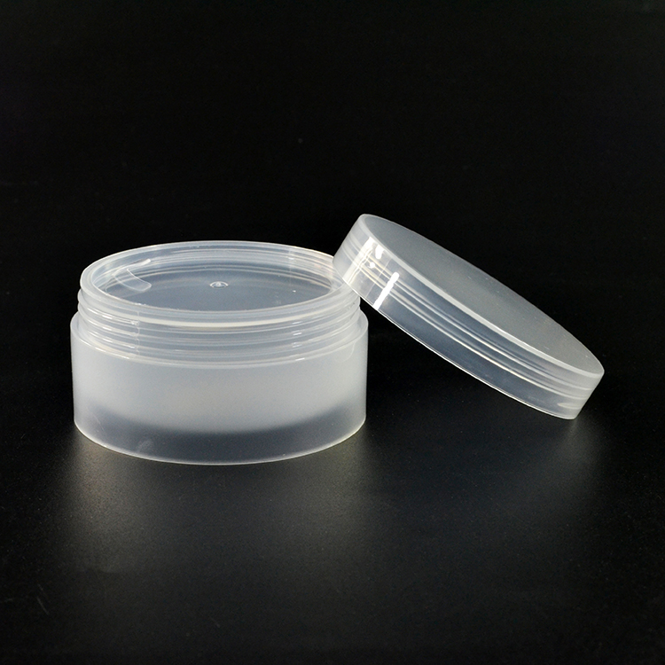 pp cosmetic jars fancy double walled jar luxury plastic jars with lids