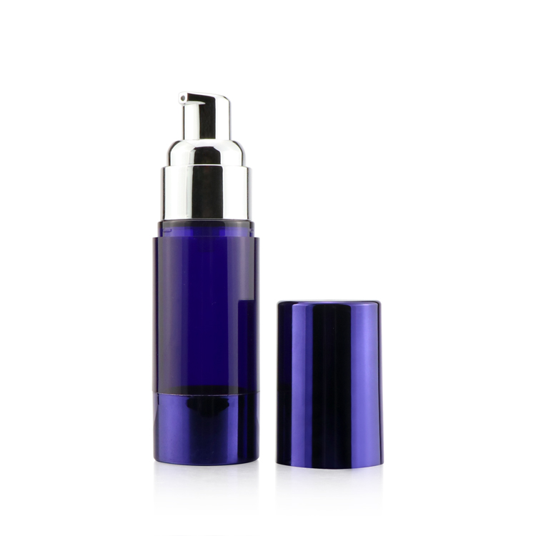 pp refillable airless pump bottle 30ml 15ml 20ml 30ml 50ml 100ml 120ml plastic cosmetic sreum airless bottle with pump