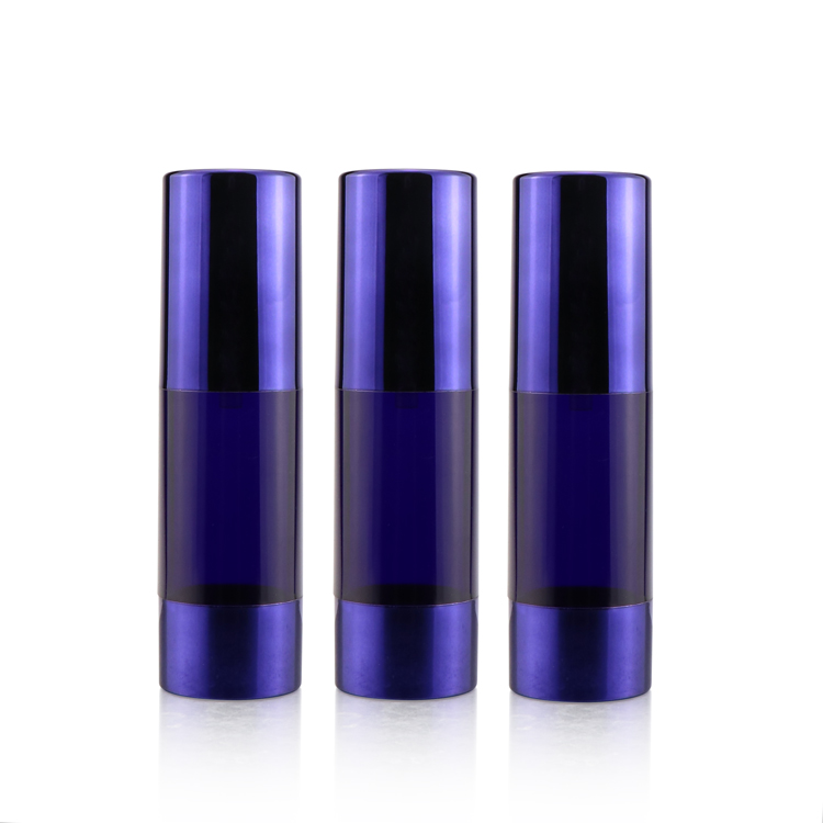 pp refillable airless pump bottle 30ml 15ml 20ml 30ml 50ml 100ml 120ml plastic cosmetic sreum airless bottle with pump