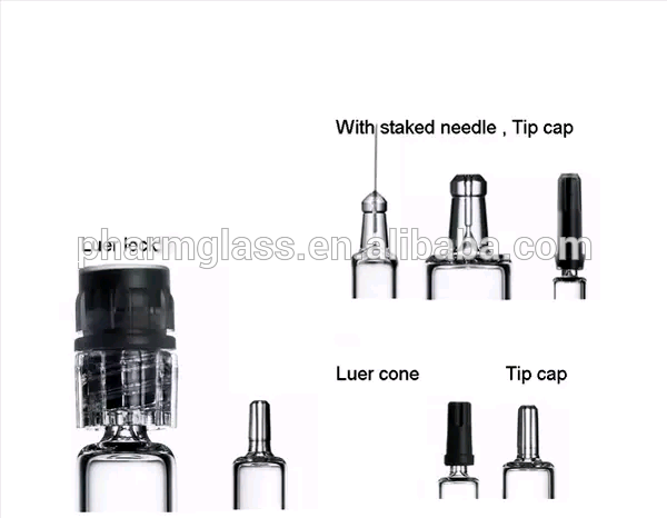 prefilled syringe for heparin,hyaluronic acid,