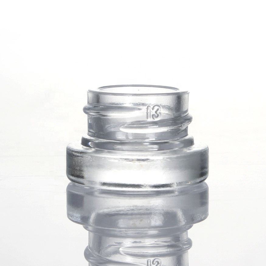 premium mini wide mouth 28mm screw top empty cosmetic E liquid bottle lotion 5ml clear eye cream glass jar