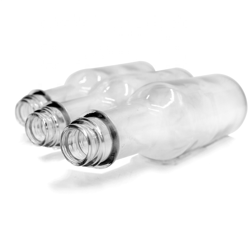 premium neat small 148ml 150ml chili sauce clear vinegar flint glass GPI 28-400 24-490 5oz woozy bottle