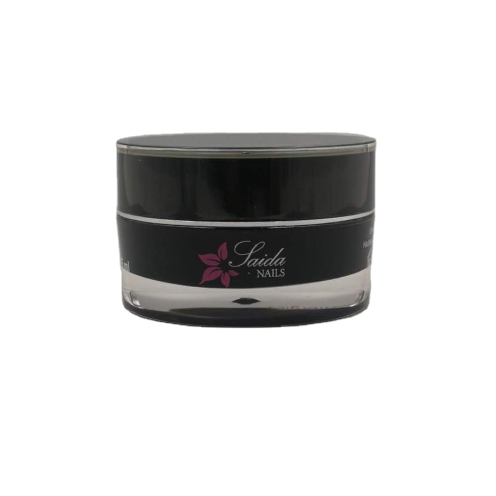 premium packaging luxury black jar cosmetic container cosmetics cream jar acrylic container cream jar