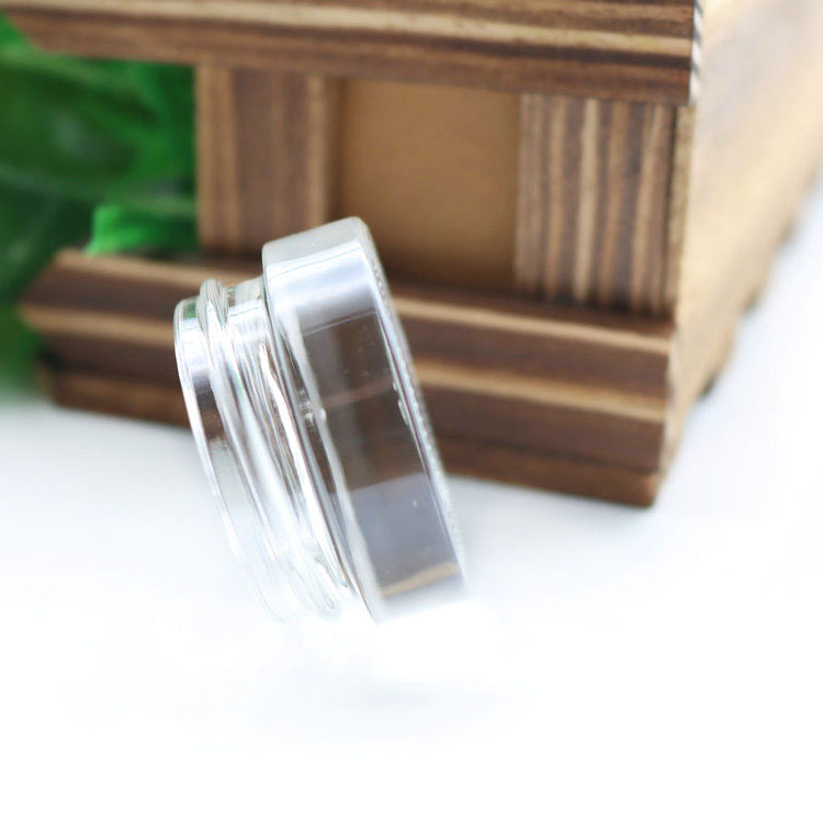 premium weed packaging 1gram glass jar with aluminum cap