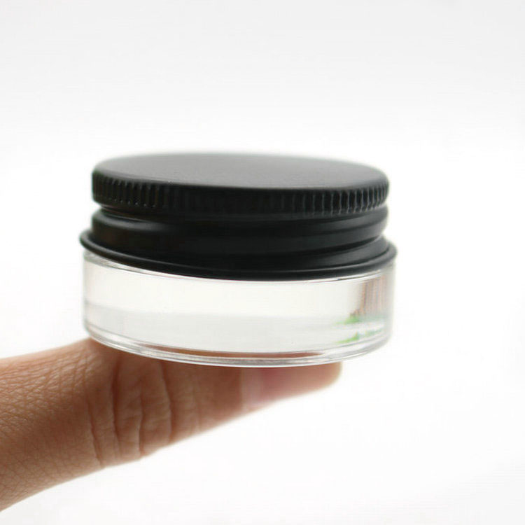 premium weed packaging 1gram glass jar with aluminum cap