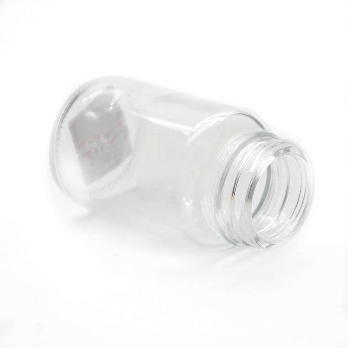 prescription pill bottles 100 ml with silver metal cap