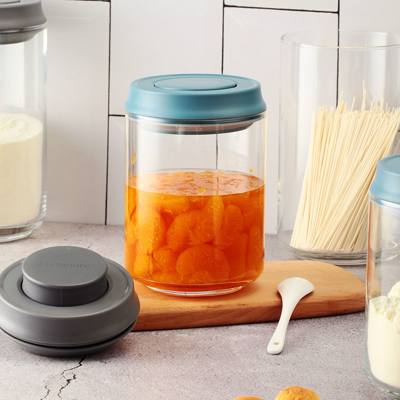 pressing food jar Household large capacity milk powder bottle multigrain honey jar airtight glass jars