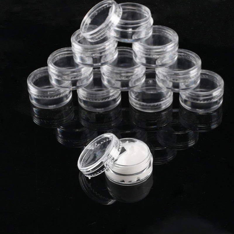 price cosmetic plastic acrylic cream jar plastic jar foundation stackable