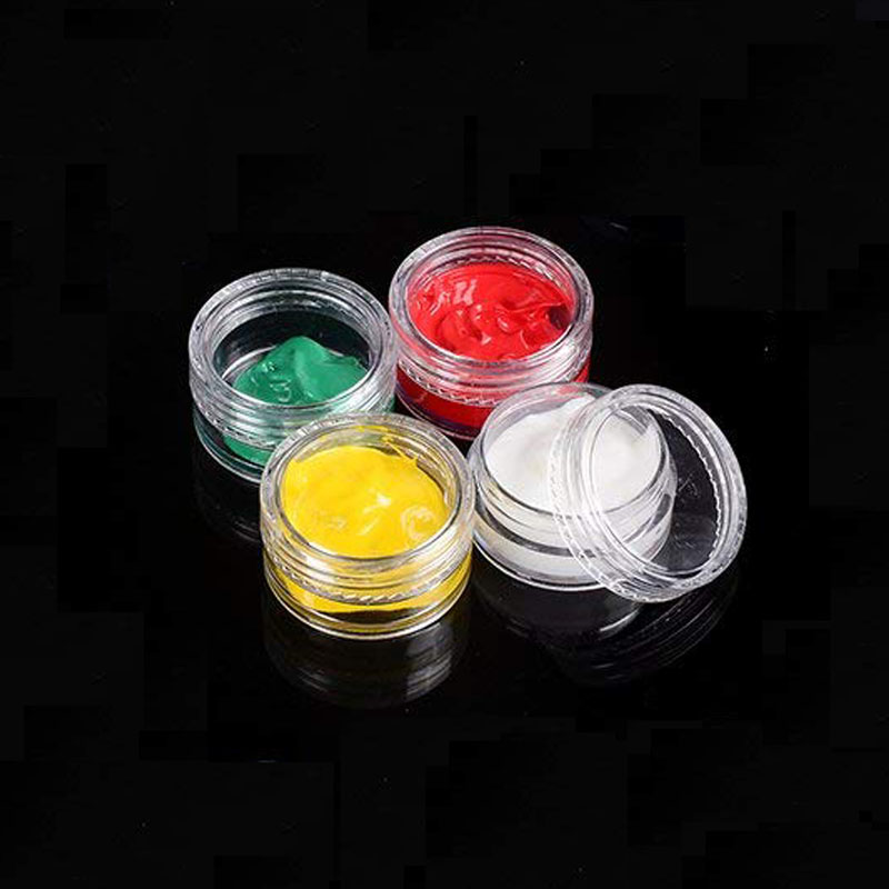 price cosmetic plastic acrylic cream jar plastic jar foundation stackable