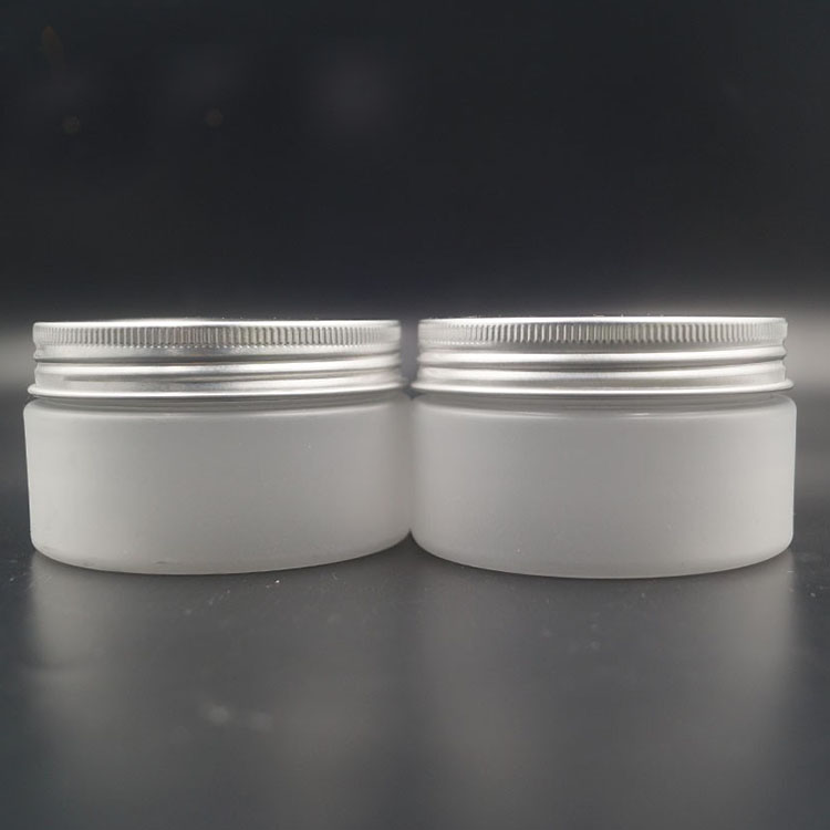 printed logo orange pet plastic jar for cosmetics cream