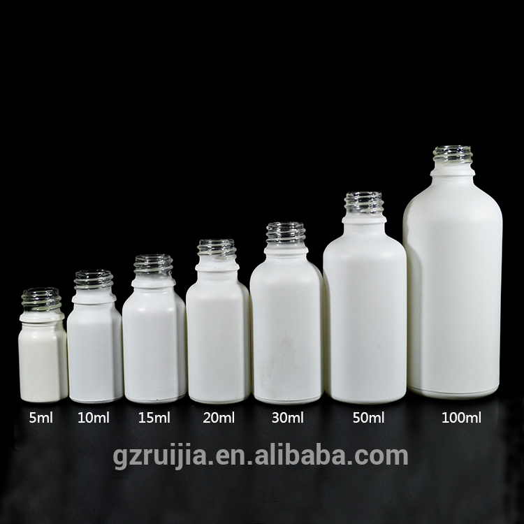 printing on glass bottle matte black white frosted glass dropper bottle with childproof tamper evident cap glass pipette