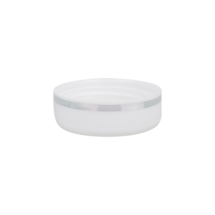 private mould frosted glass jar 80ml 80g round shoulder cosmetic cream jar with white lids