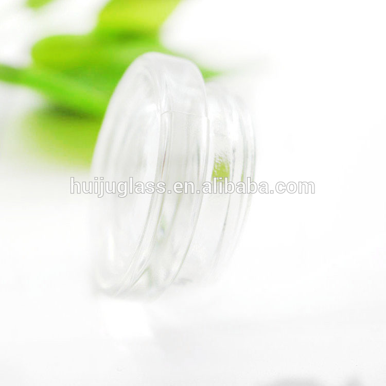 professional eyeshadow beauty Cosmetic Clear Jars - 7 ml Clear Glass Jar