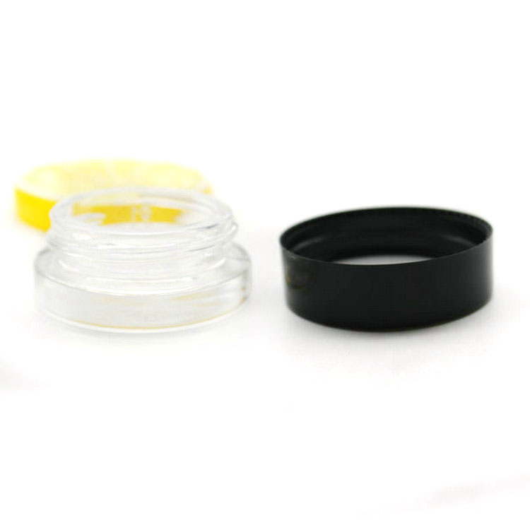 professional eyeshadow beauty Cosmetic Clear Jars - 7 ml Clear Glass Jar