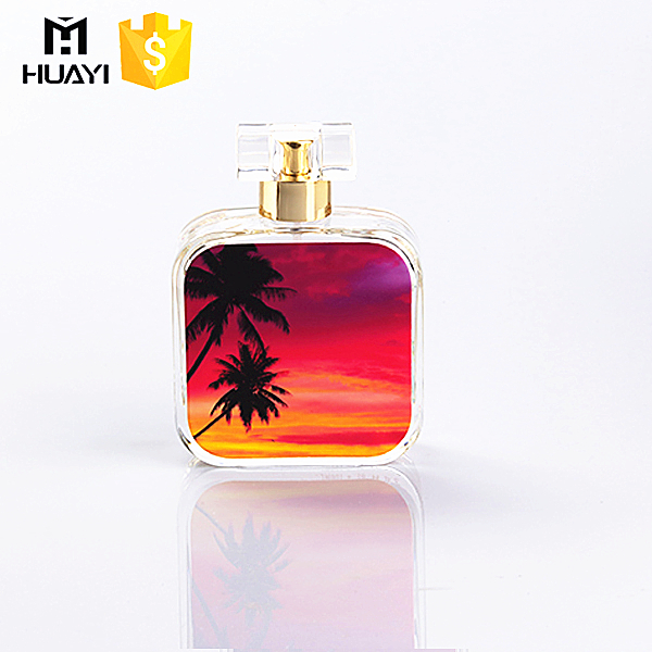 professional glassware manufacturer supply empty 100ml customized design spray glass perfume bottle