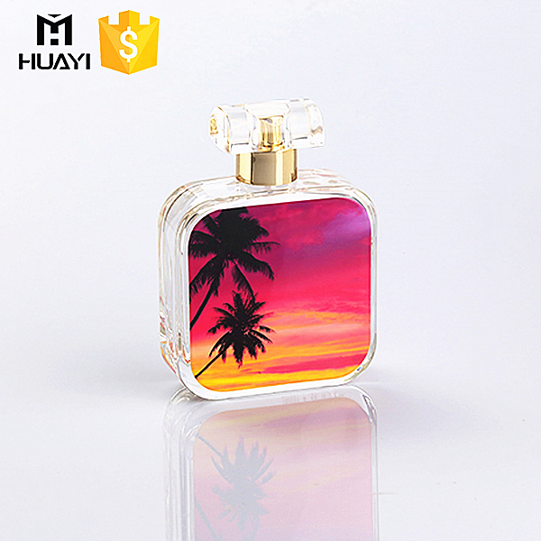 professional glassware manufacturer supply empty 100ml customized design spray glass perfume bottle